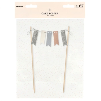 Cake Topper - Bunting Garland
